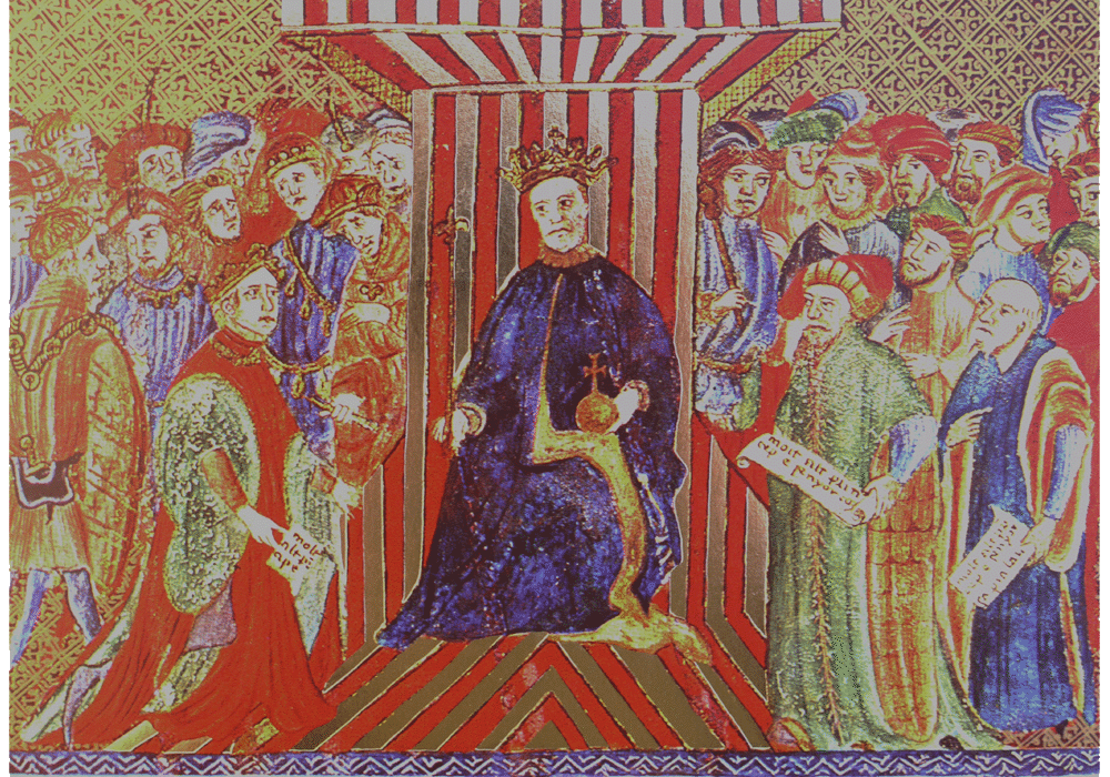 Consolat de mar-Manuscript-Illuminated codex-facsimile book-Vicent García Editores-6 King.